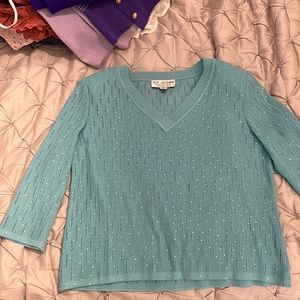 Saint John Evening By Marie gray size 10 turquoise